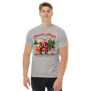 Donald Trump Christmas Whitehouse Security T-shirt