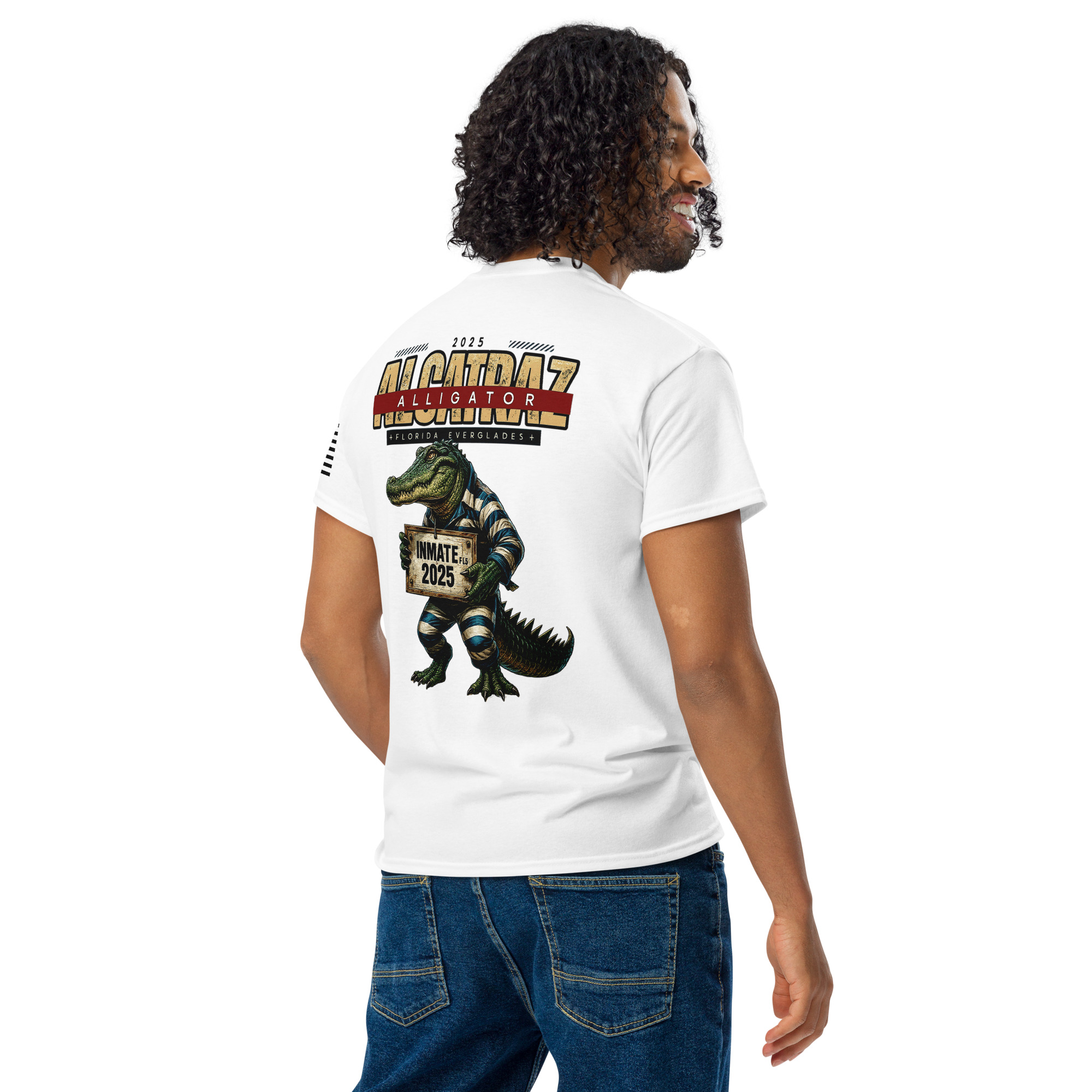 Alligator Alcatraz Restricted Area DryBlend® T-Shirt Alligator Alcatraz Restricted Area DryBlend® T-Shirt
