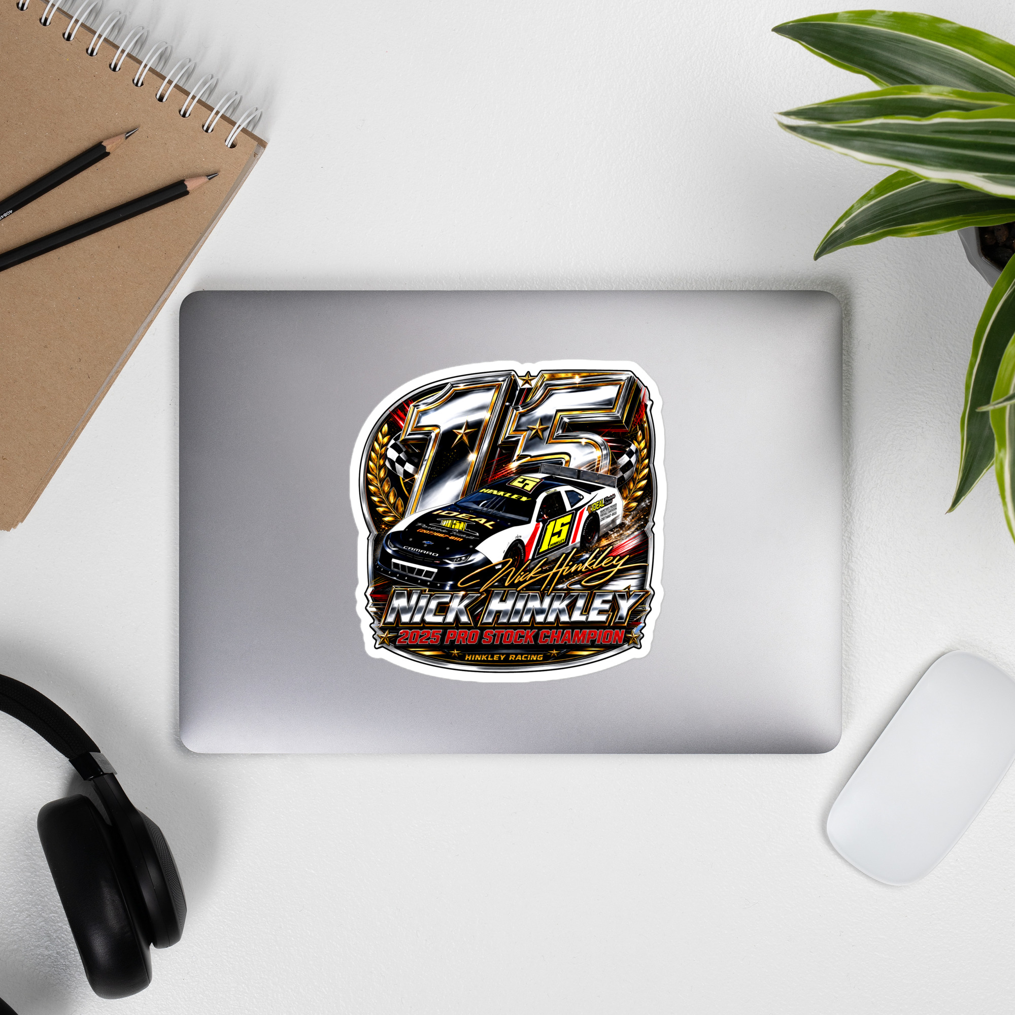 Hinkley Racing 2025 Pro Stock Championship Kiss-Cut Vinyl Decals