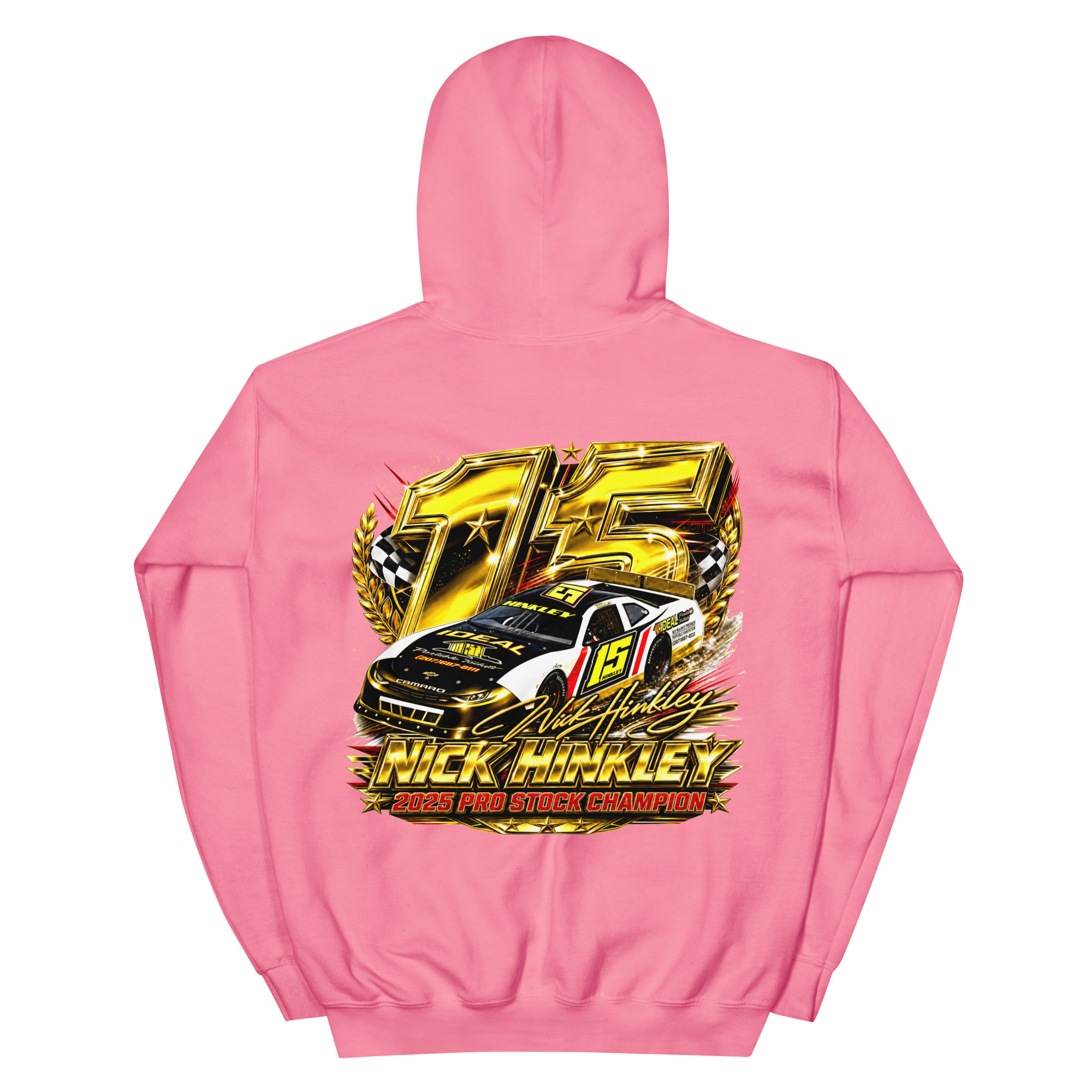 Hinkley Racing 2025 Pro Stock Champion Unisex Hoodie - Image 11