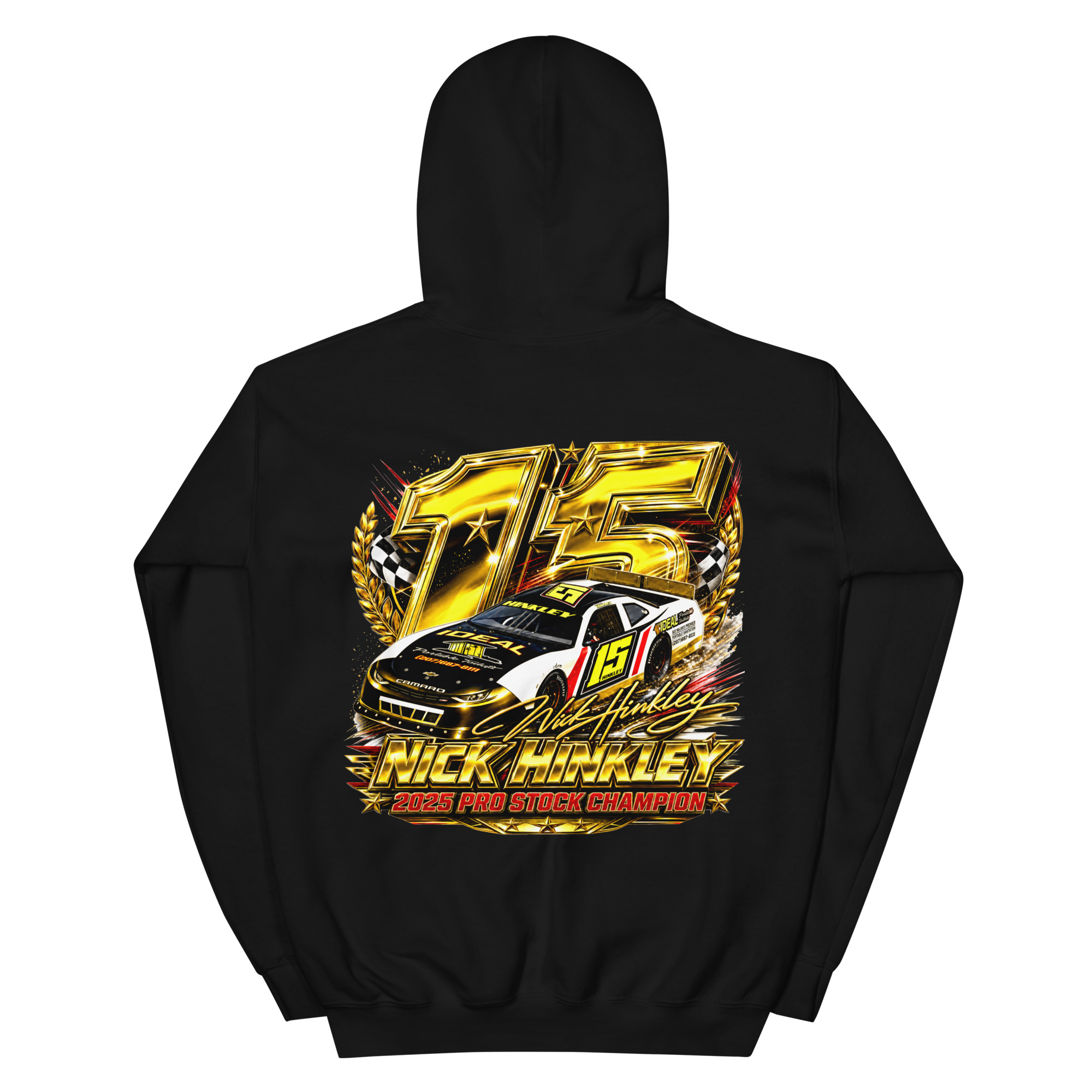 Hinkley Racing 2025 Pro Stock Champion Unisex Hoodie - Image 4