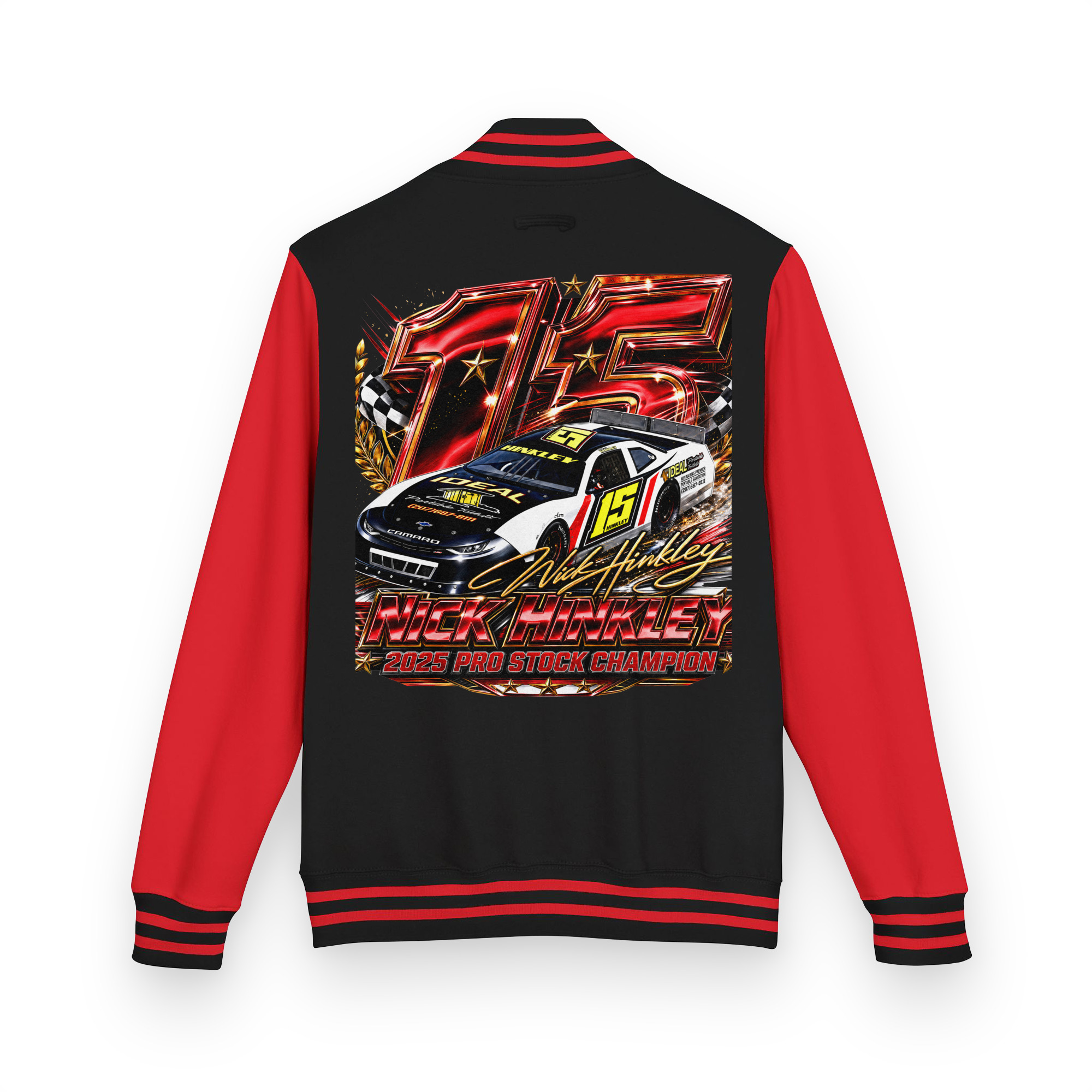 Hinkley Pro Stock Championship Heavyweight Letterman Jacket - Image 3