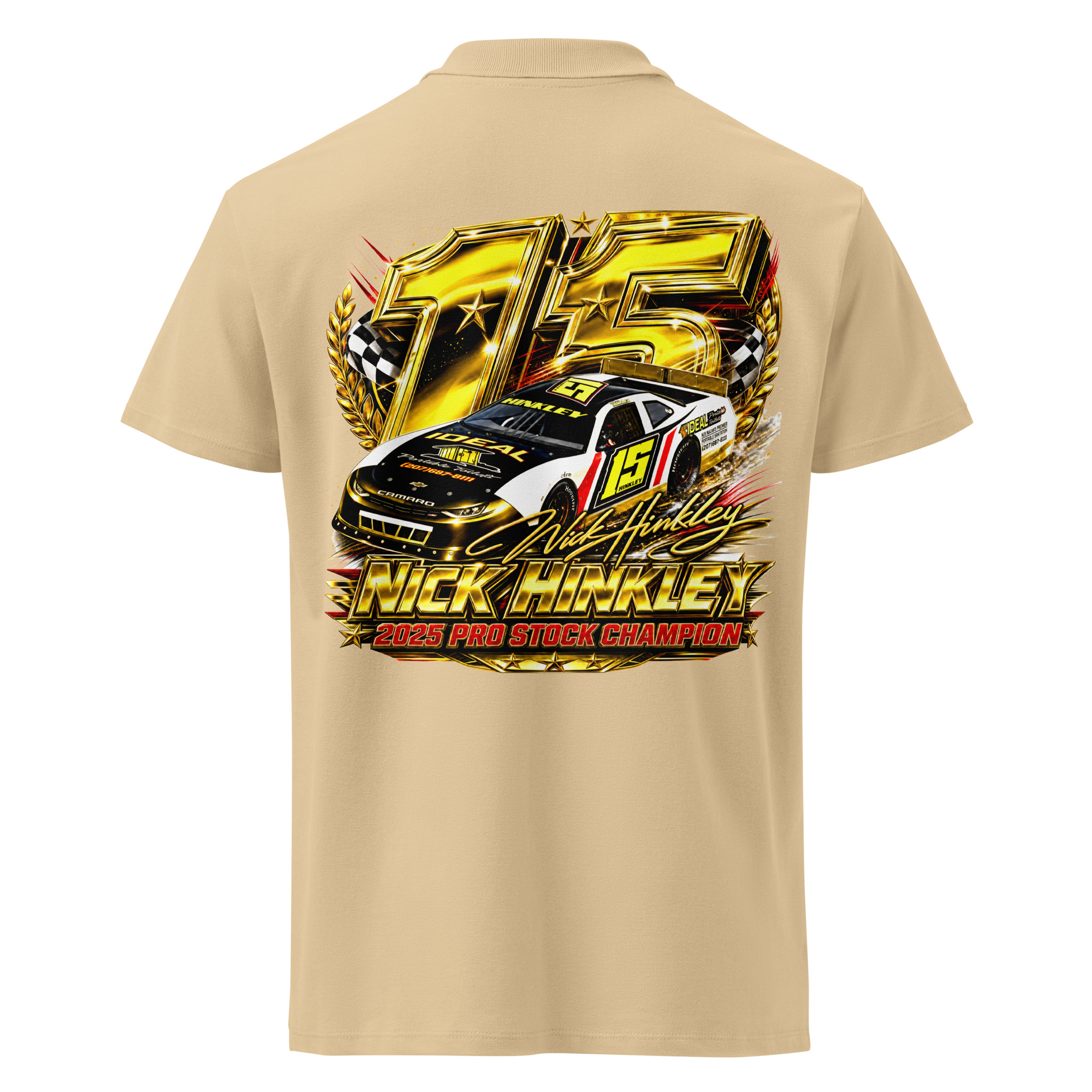 Nick Hinkley 2025 Pro Stock Premium Pique Polo Shirt - Image 10