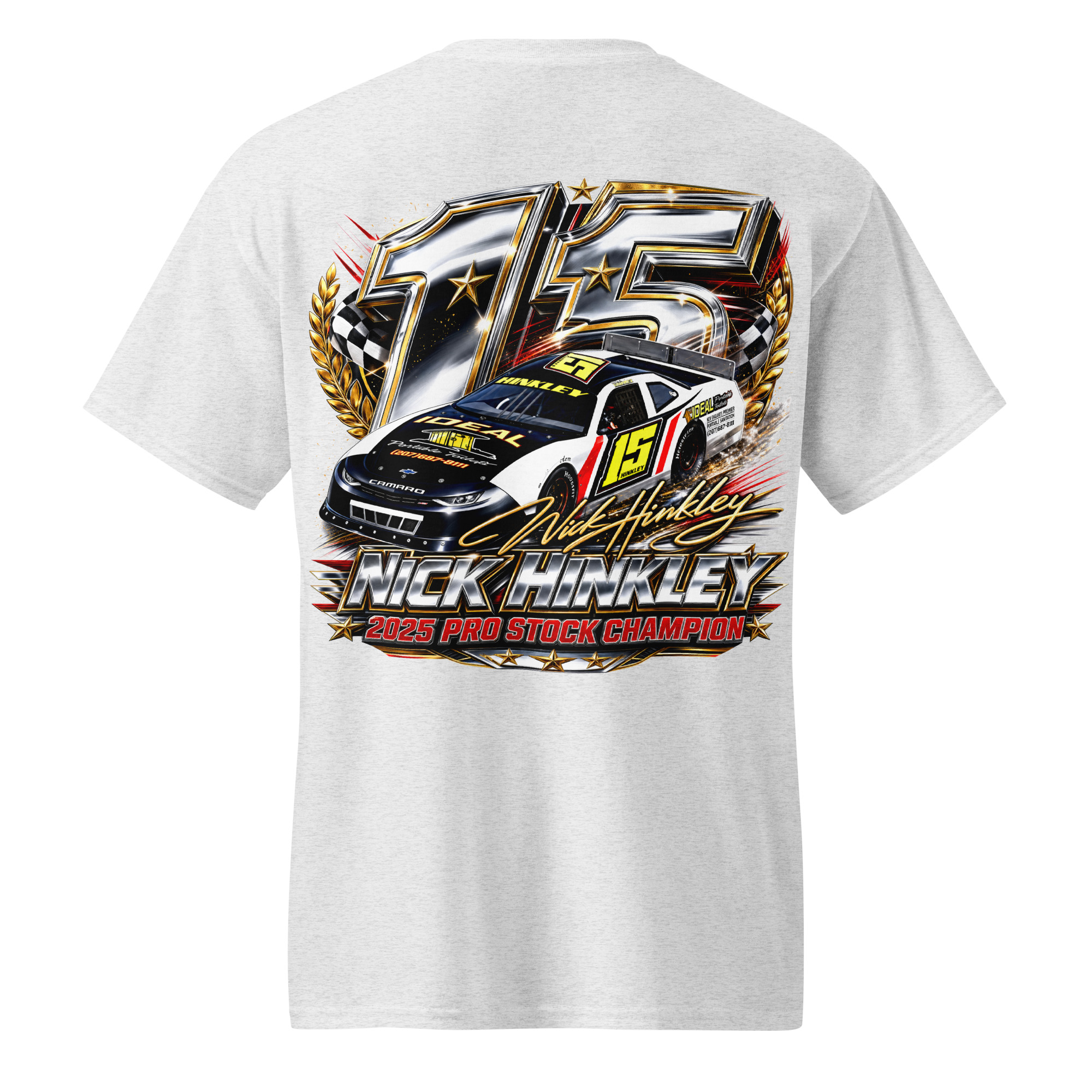 Nick Hinkley 2025 Pro Stock Championship Chrome Edition T-Shirt - Image 20