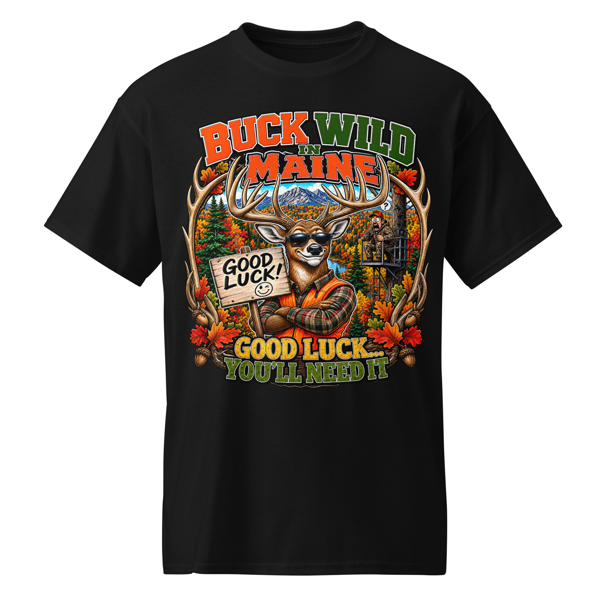 Buck Wild In Maine T-Shirt