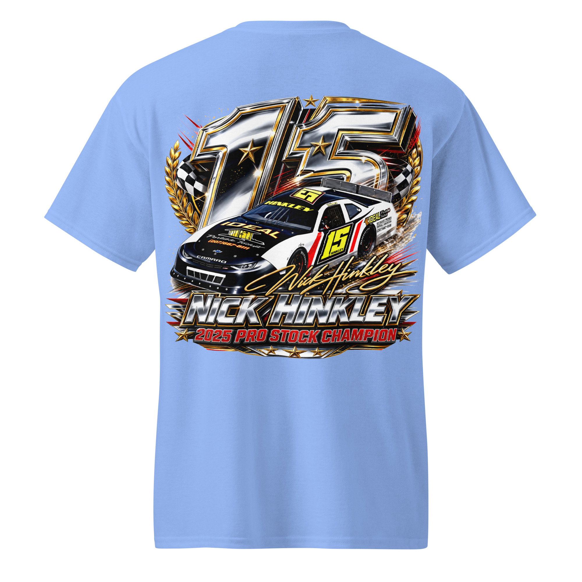 Nick Hinkley 2025 Pro Stock Championship Chrome Edition T-Shirt - Image 14