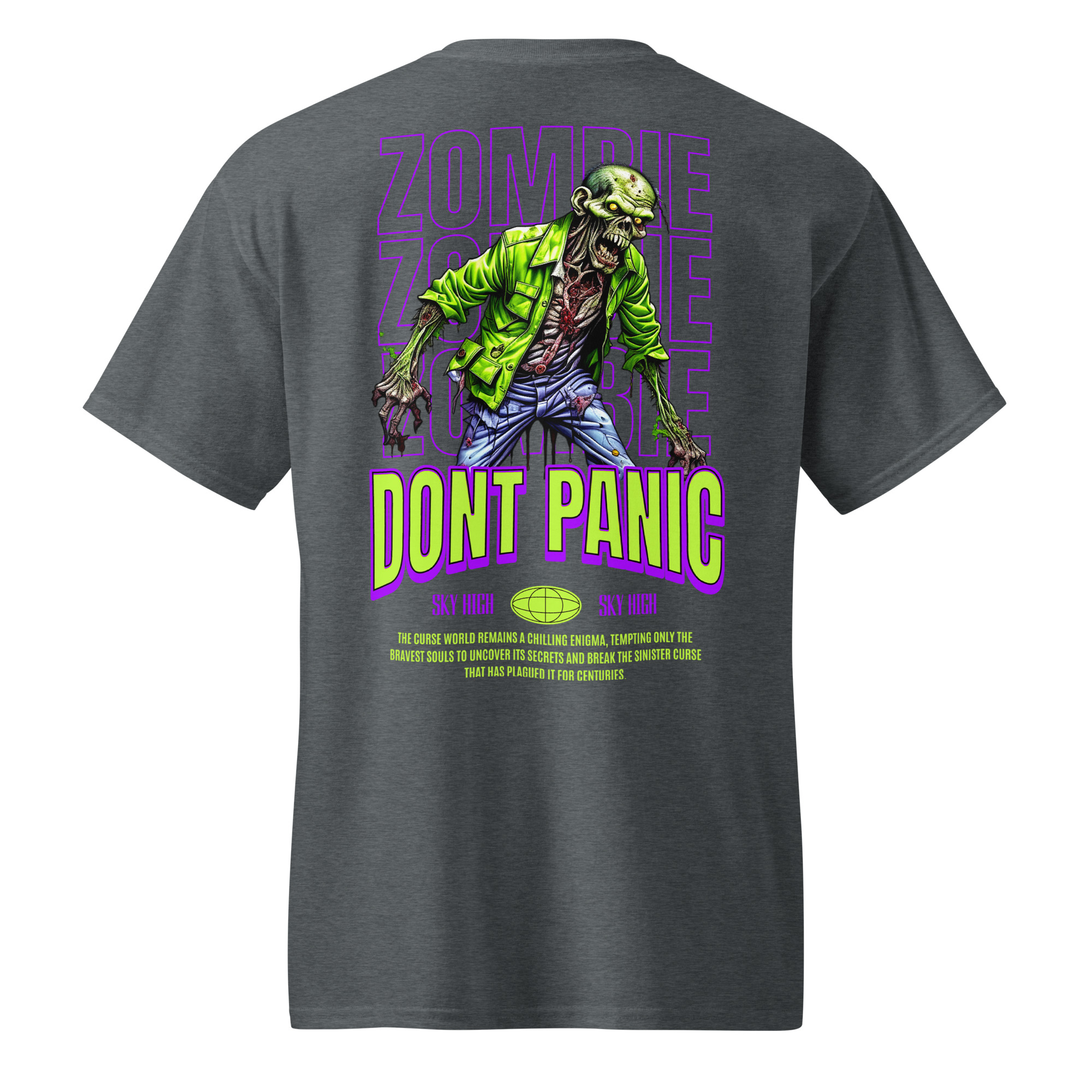 Don't Panic Zombie T-Shirt - Image 8