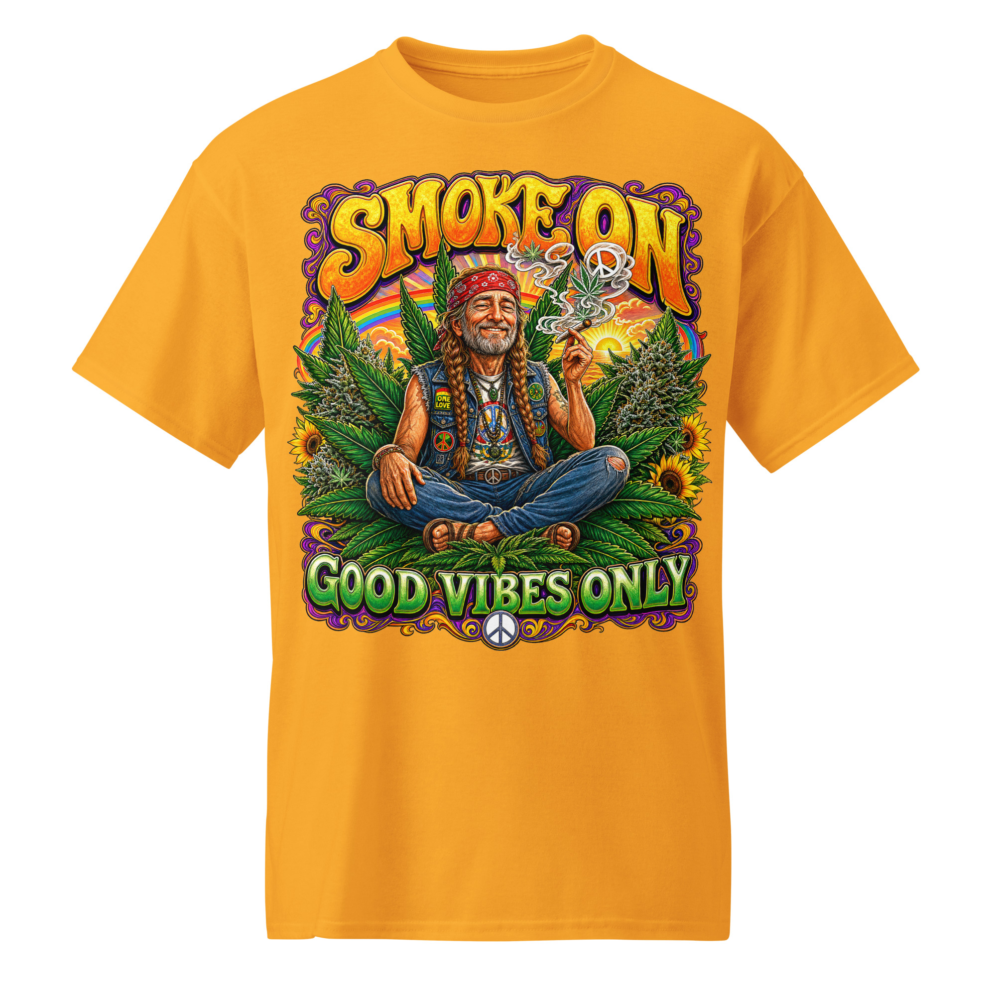 Smoke On Good Vibes Only T-Shirt - Image 9