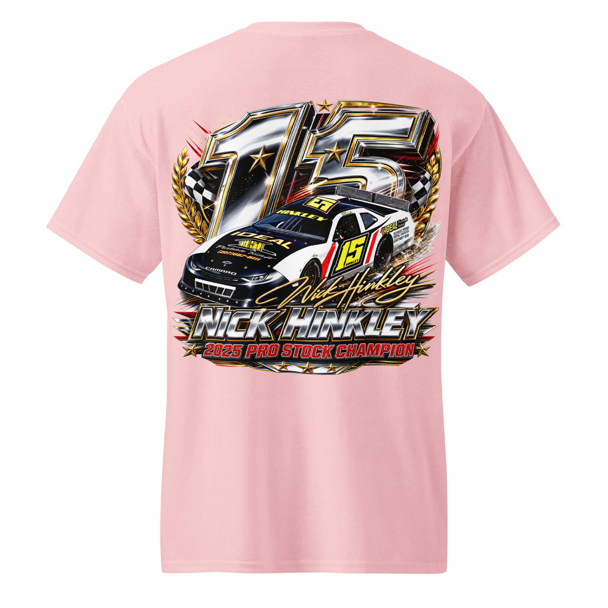 Nick Hinkley 2025 Pro Stock Championship Chrome Edition T-Shirt - Image 16