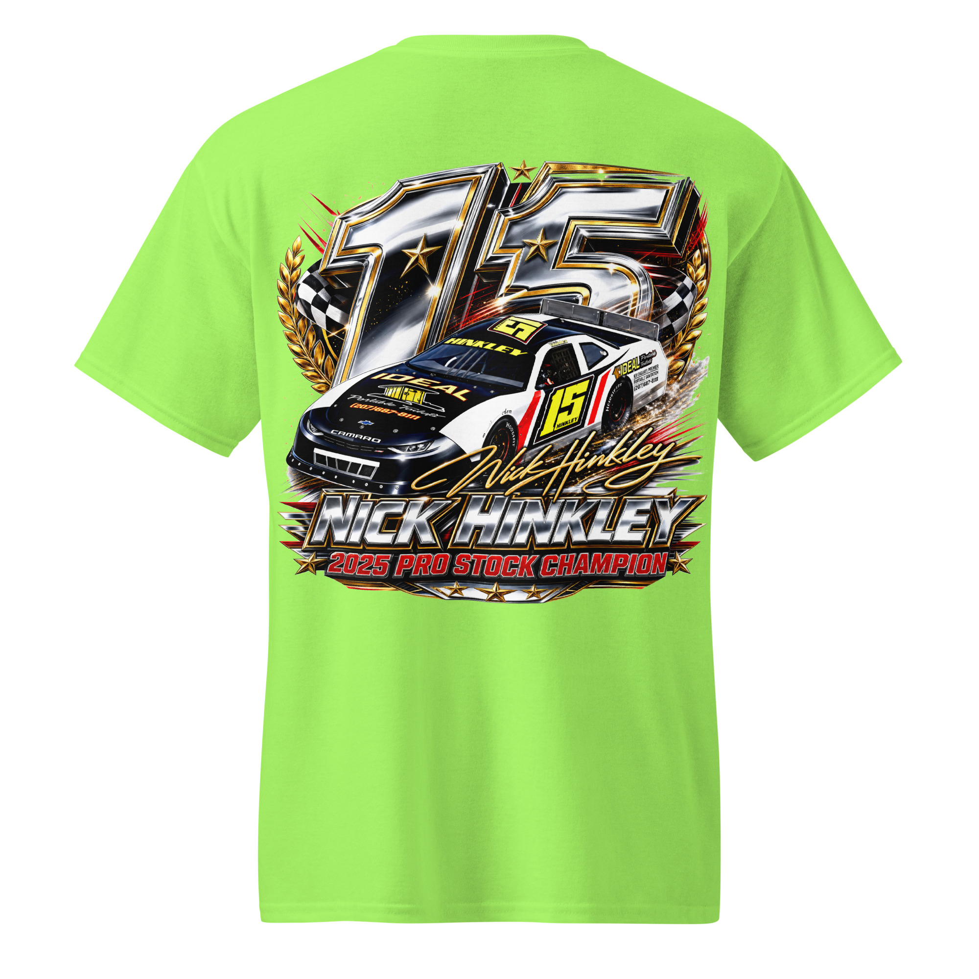 Nick Hinkley 2025 Pro Stock Championship Chrome Edition T-Shirt - Image 18