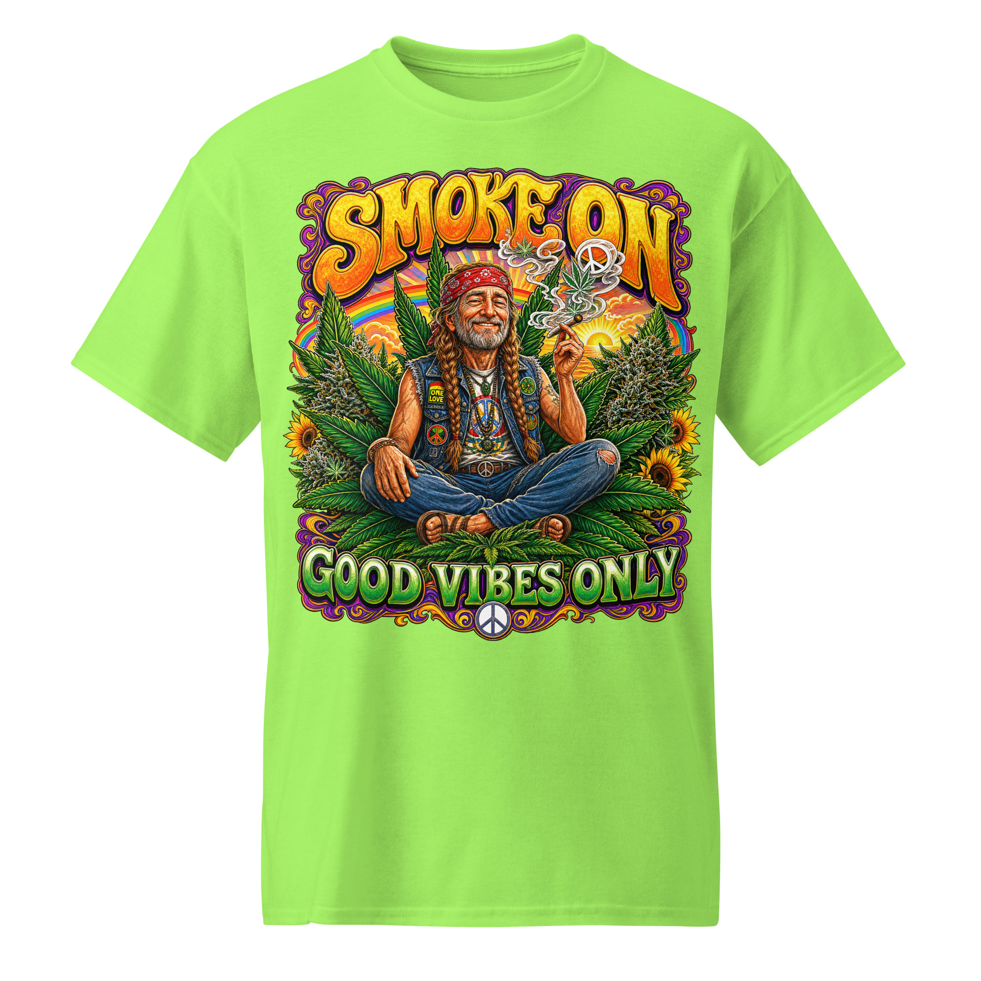 Smoke On Good Vibes Only T-Shirt - Image 10
