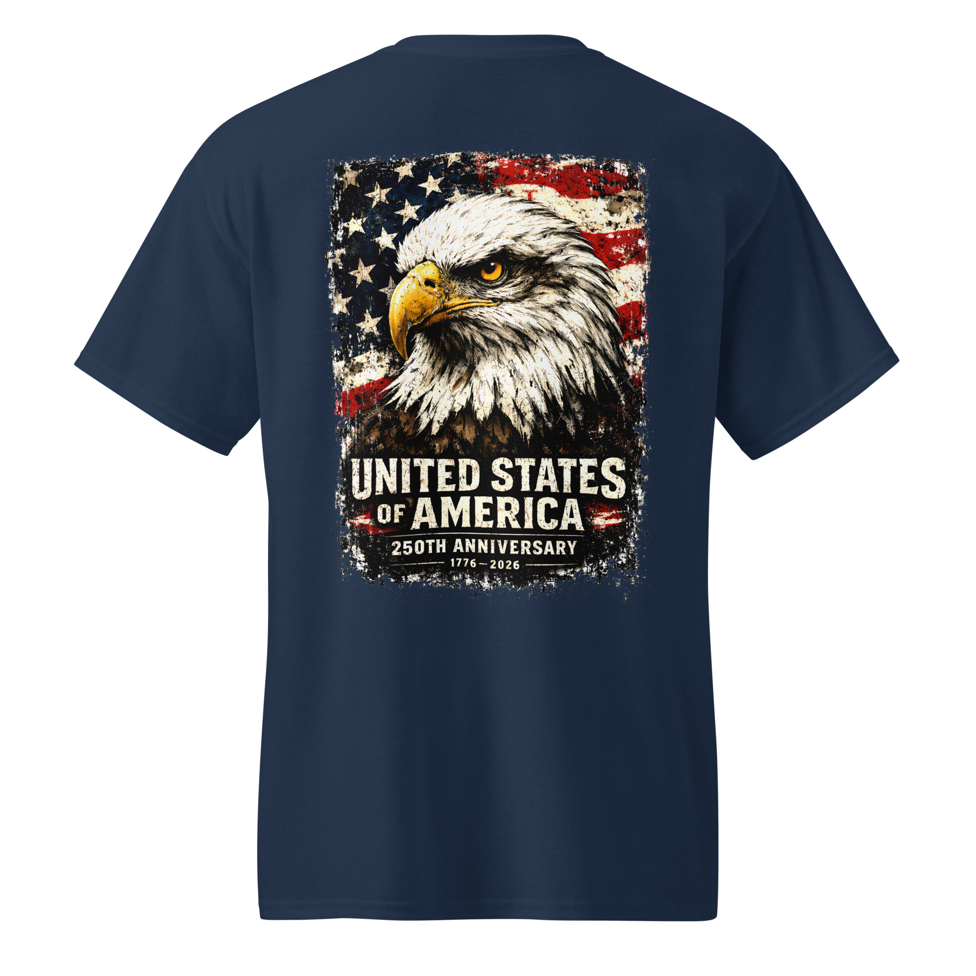 United States of America Eagle 250 Year Anniversary T-Shirt - Image 4