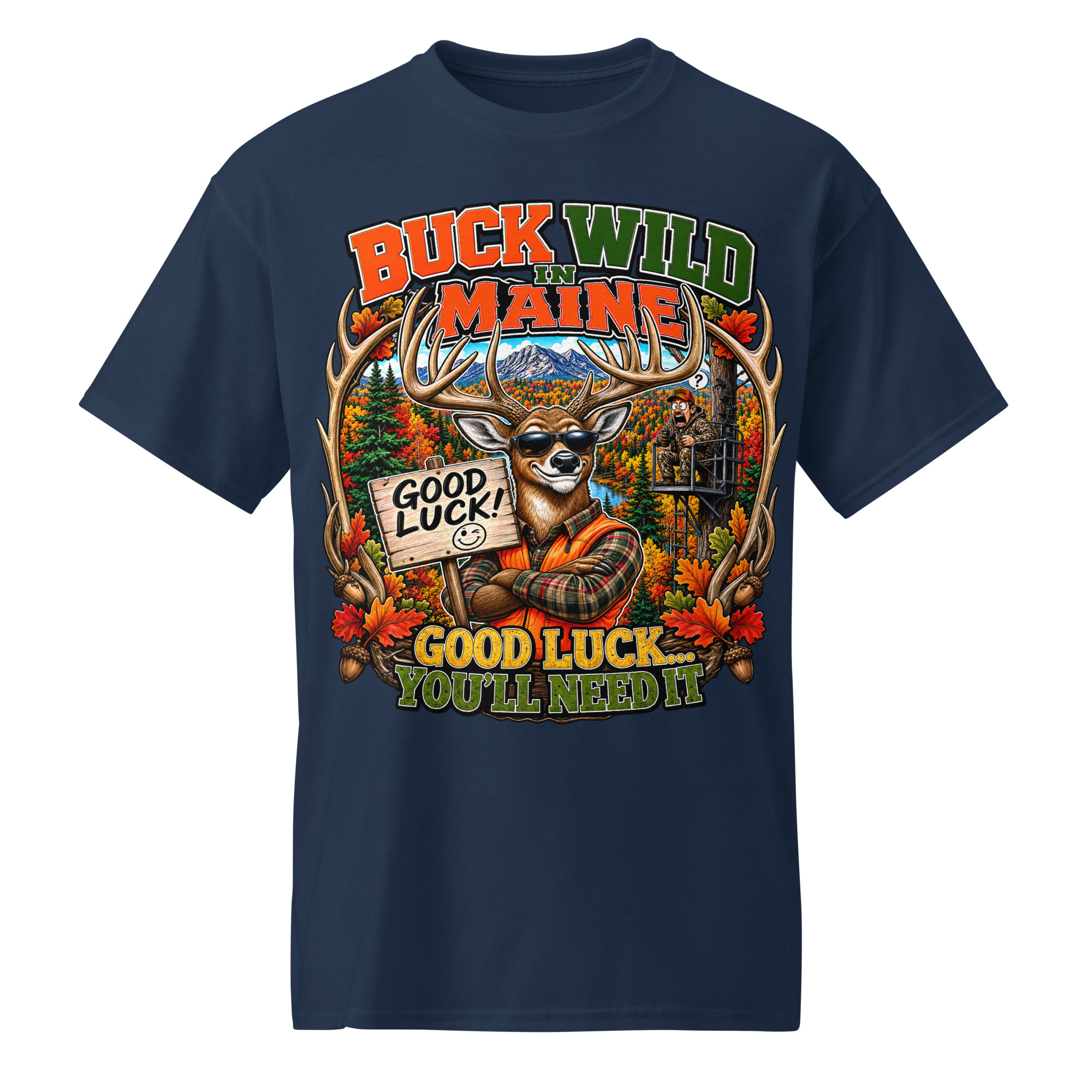 Buck Wild In Maine T-Shirt