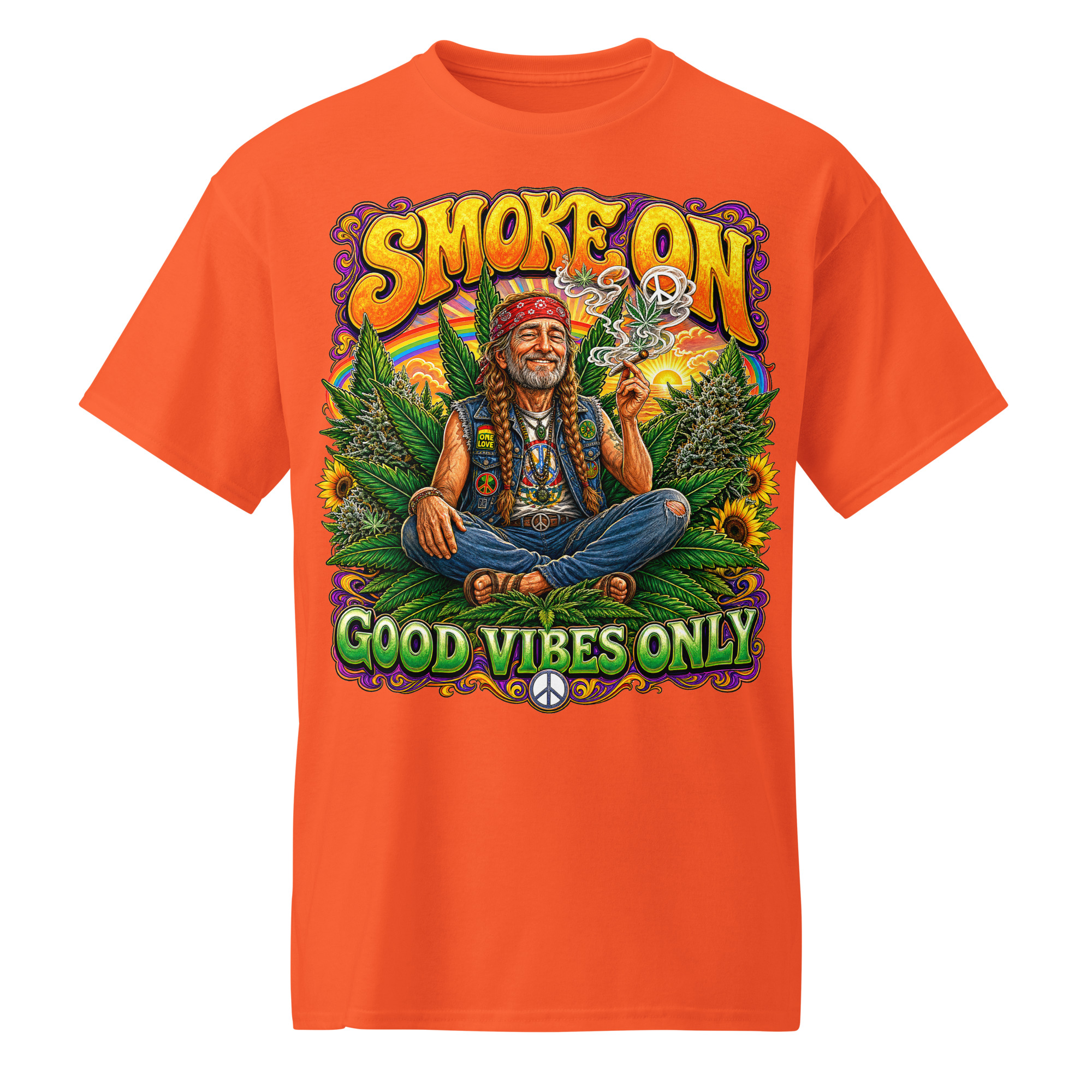Smoke On Good Vibes Only T-Shirt - Image 8