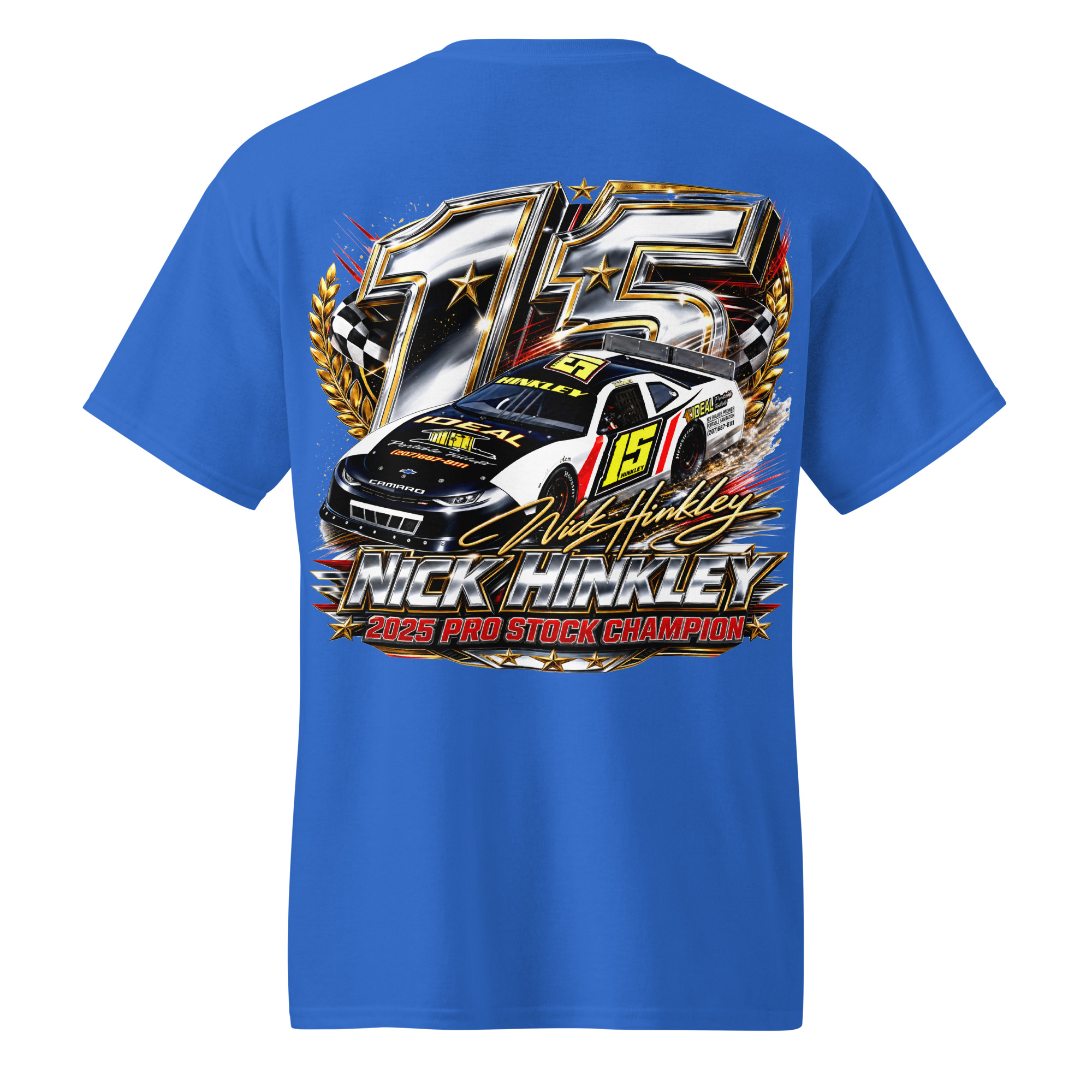 Nick Hinkley 2025 Pro Stock Championship Chrome Edition T-Shirt - Image 10