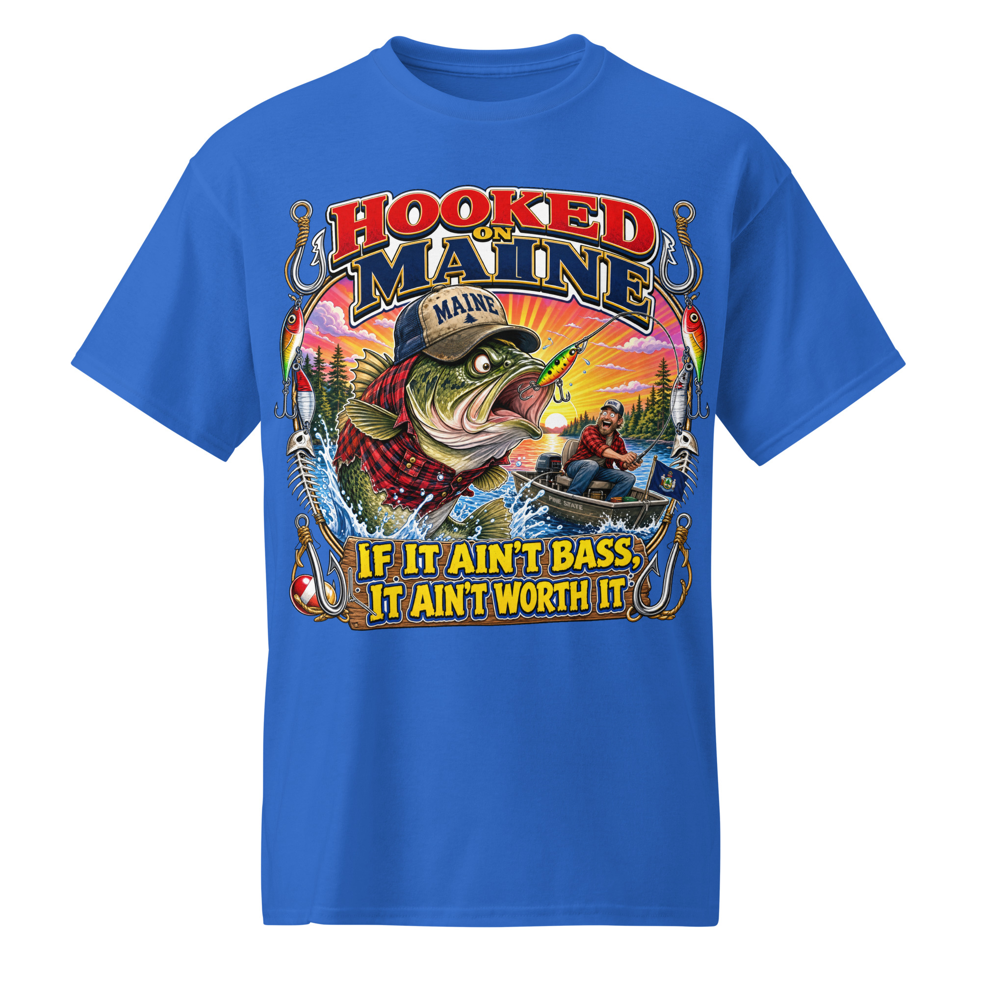 Hooked On Maine T-Shirt