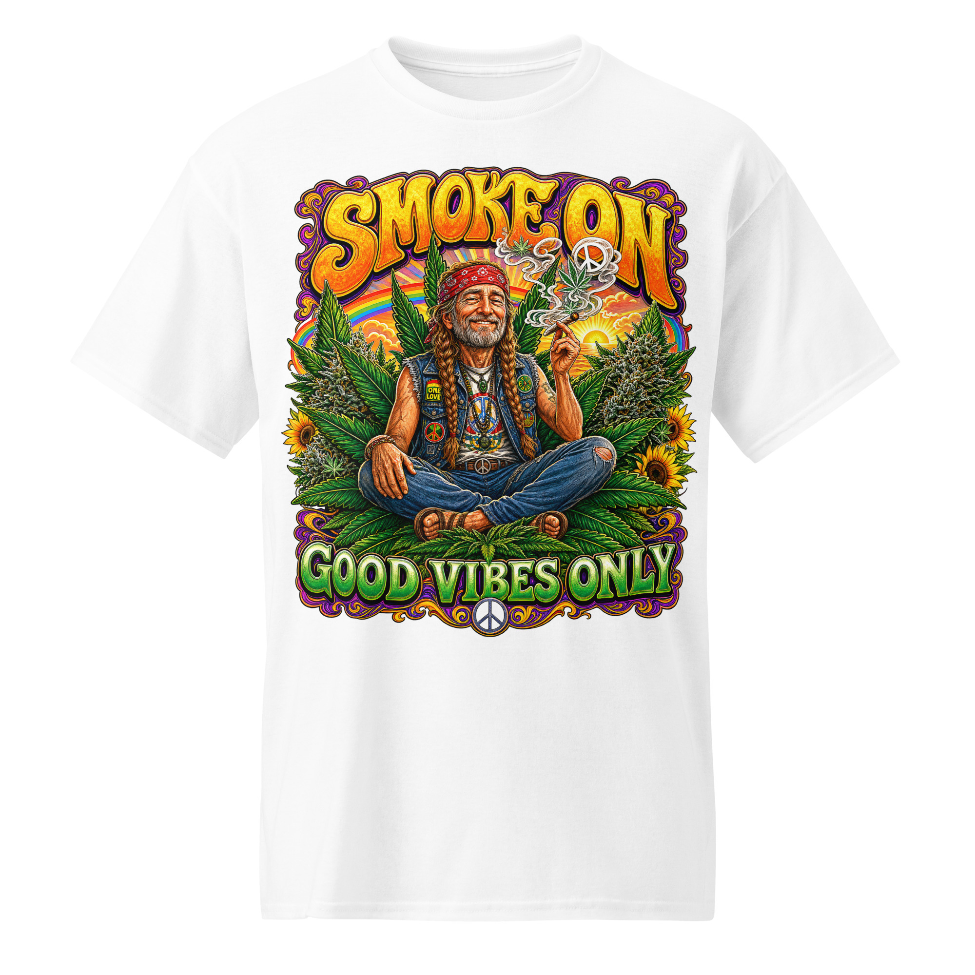 Smoke On Good Vibes Only T-Shirt - Image 12