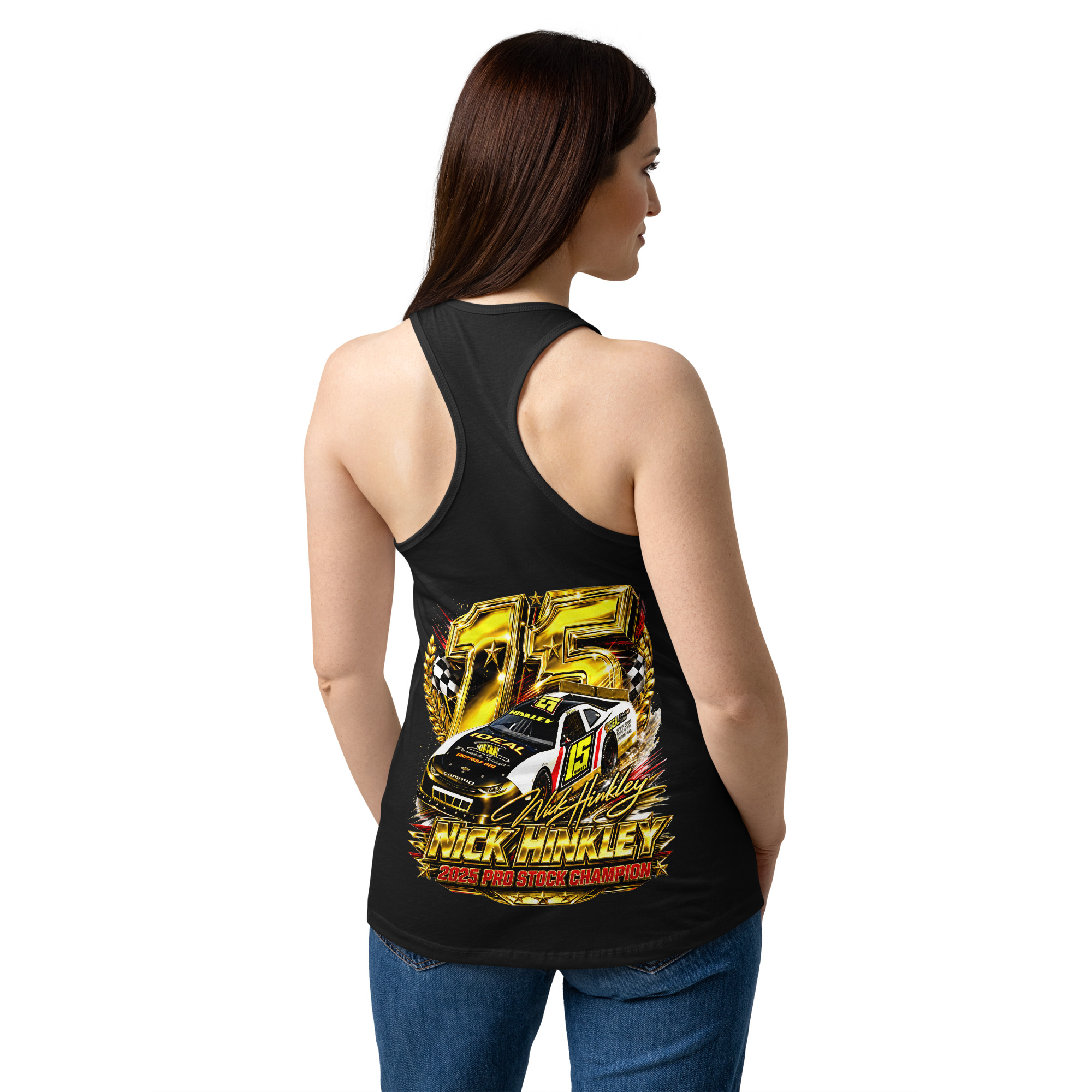 Women’s Fitted Hinkley Racing Championship Racerback Tank Top