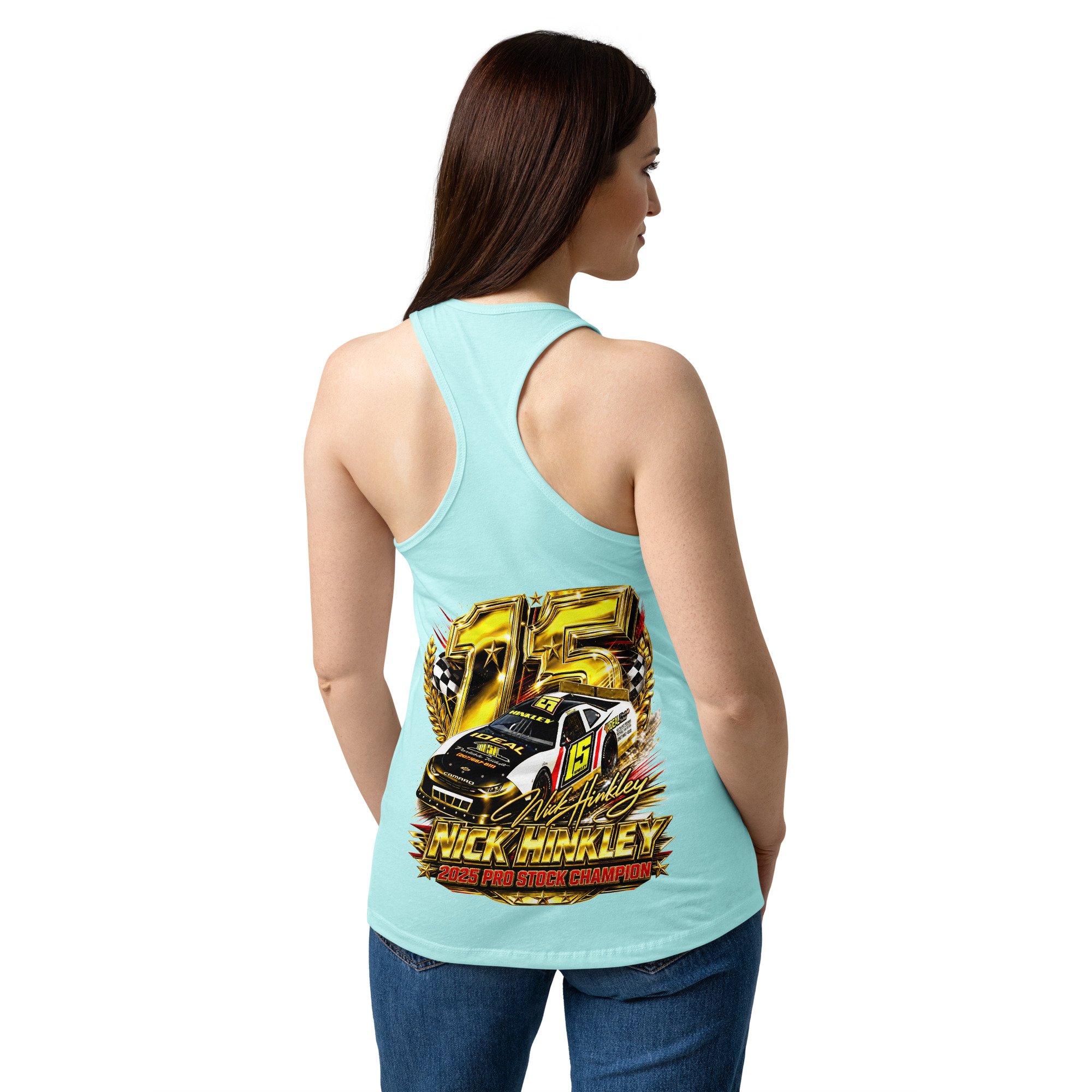 Women’s Fitted Hinkley Racing Championship Racerback Tank Top - Image 16