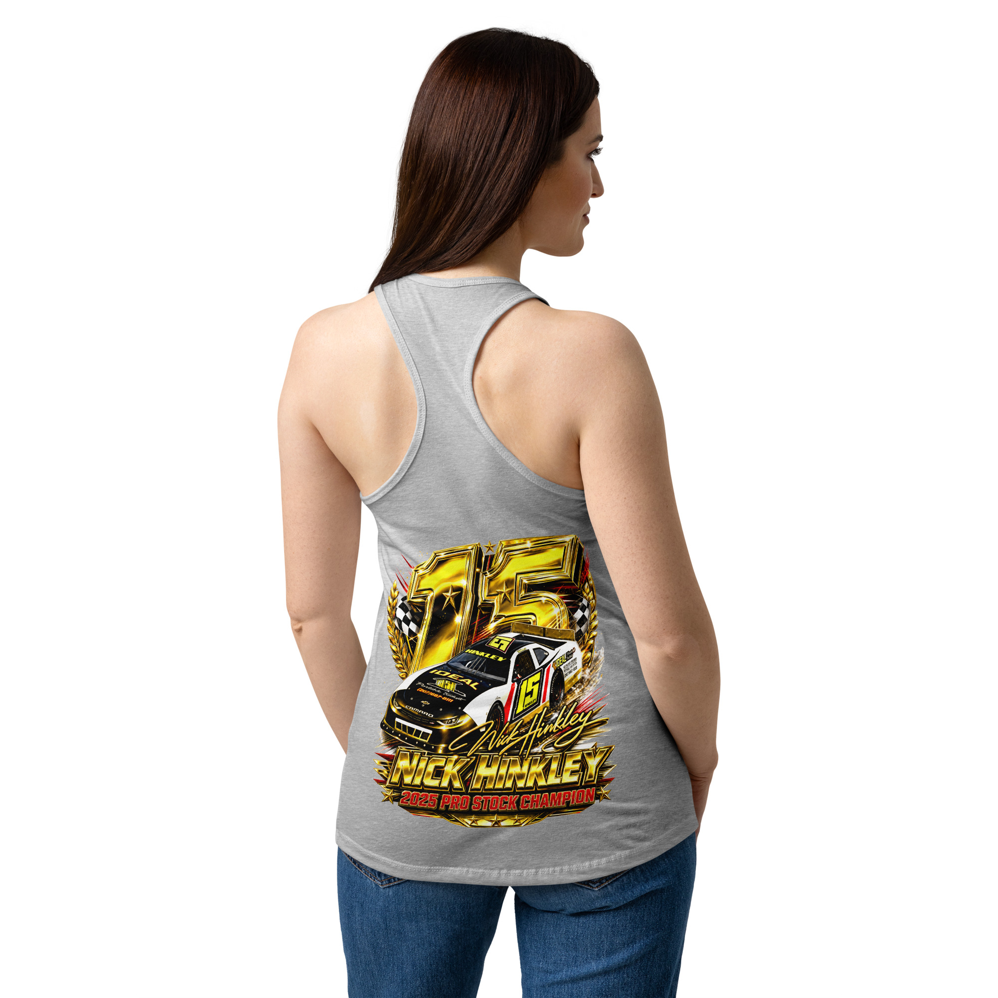 hinkleys racing women's fitted tank top