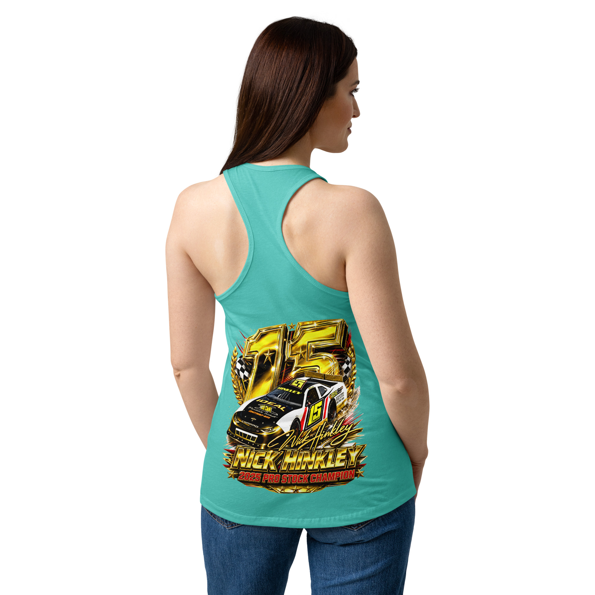 Women’s Fitted Hinkley Racing Championship Racerback Tank Top - Image 10