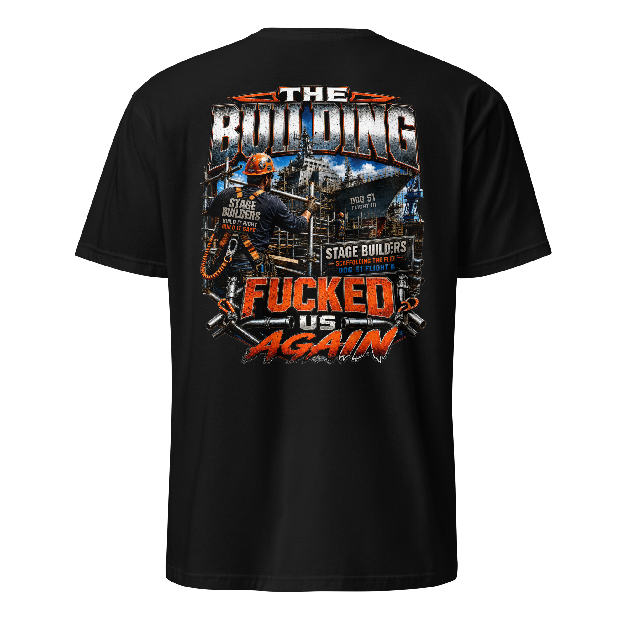 TBFU Again Stage Builders Unisex T-Shirt - Image 3