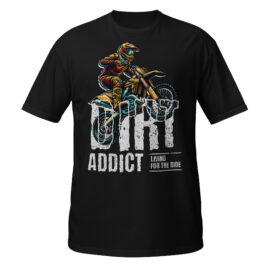 Dirt Addict Living To Ride Unisex T-Shirt
