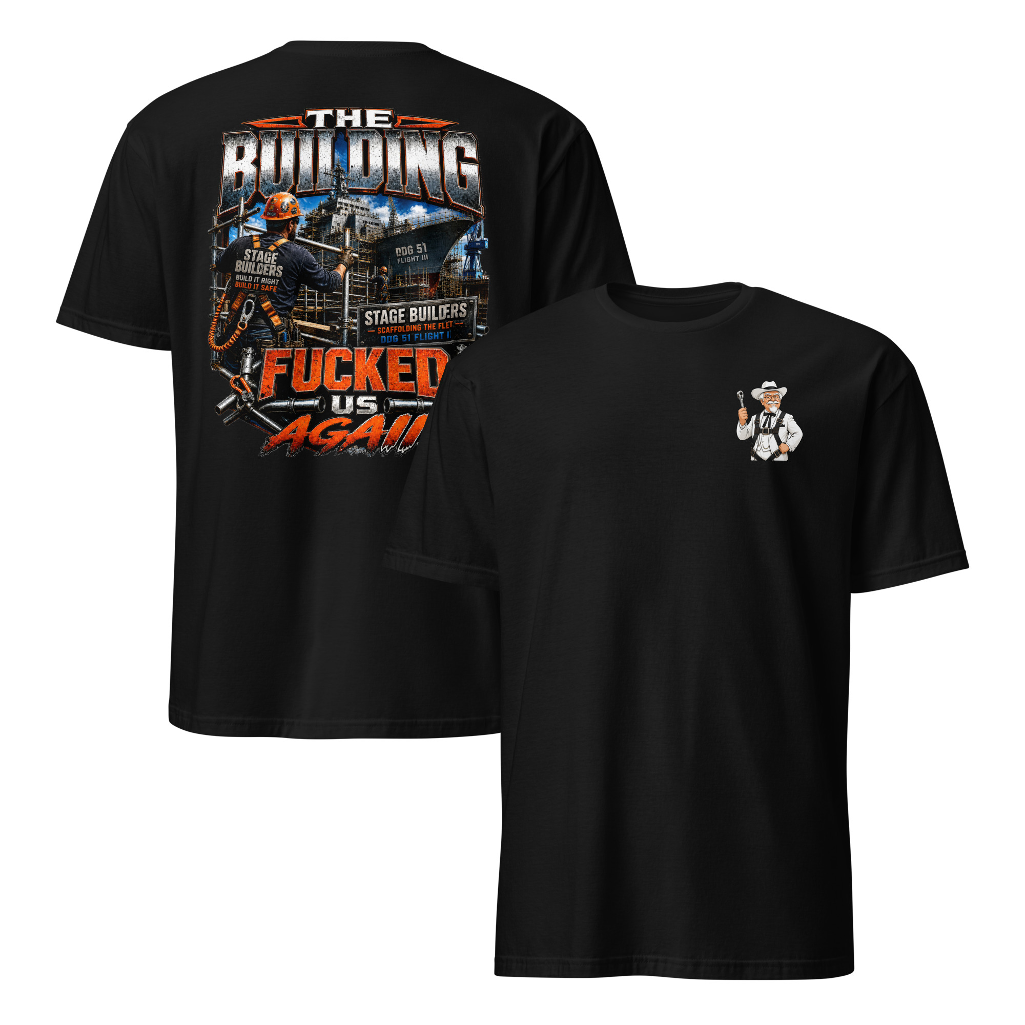 TBFU Again Stage Builder Unisex T-Shirt - Image 3