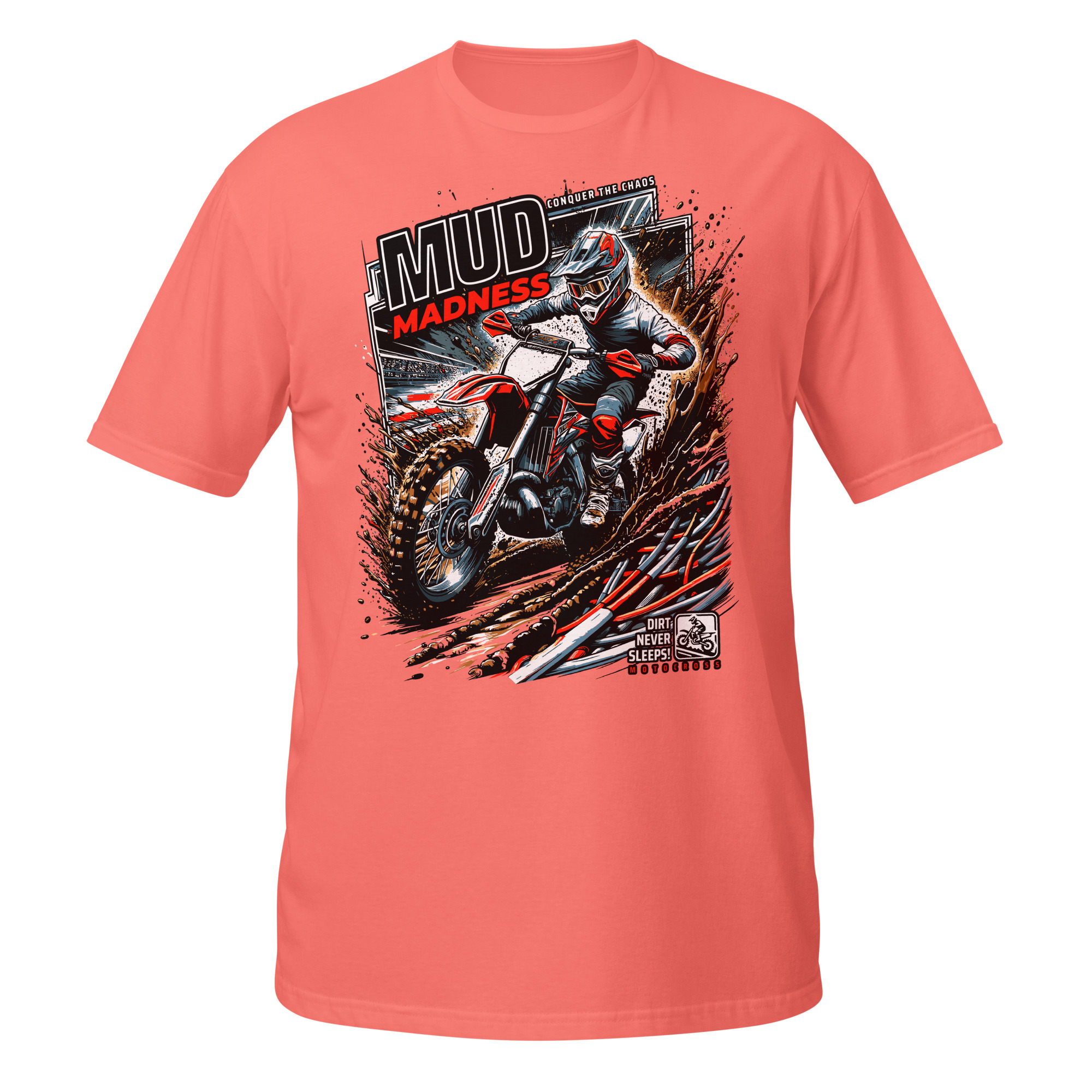 Mud Madness Motocross Unisex T-Shirt - Image 9