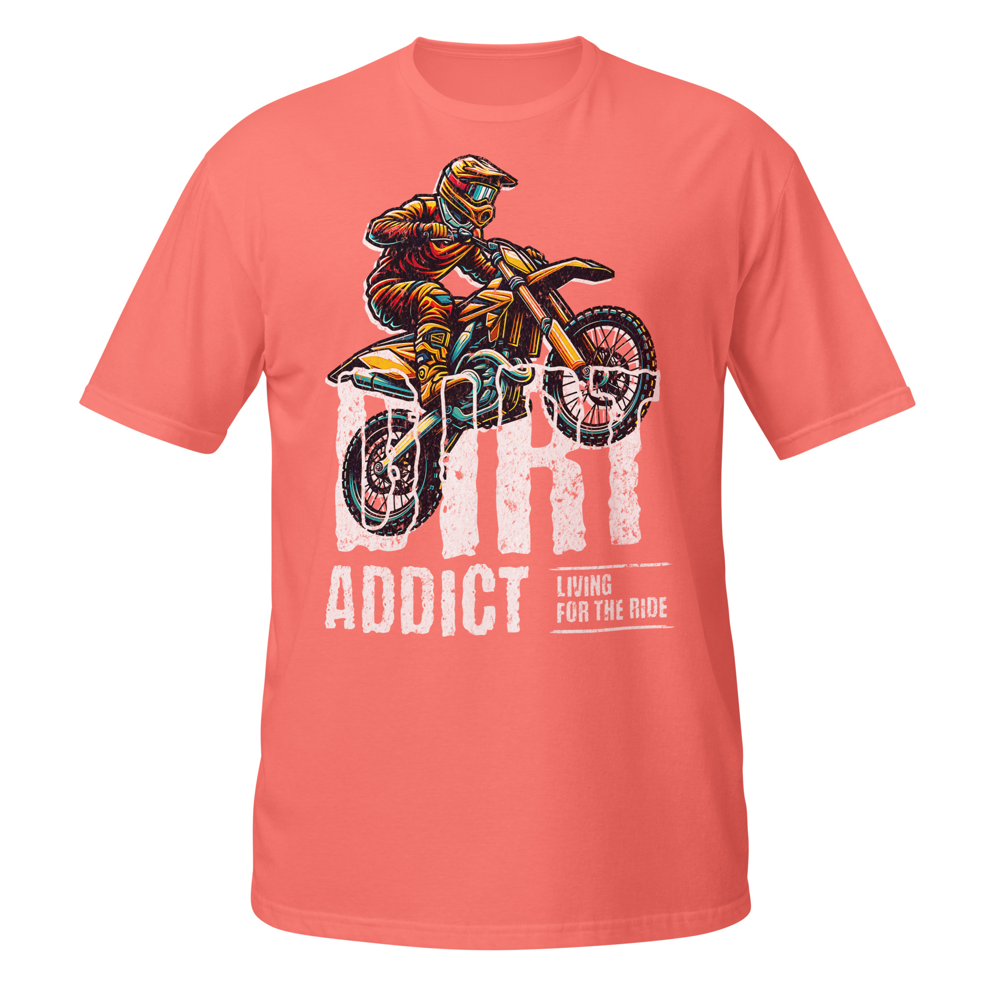 Dirt Addict Living To Ride Unisex T-Shirt - Image 11