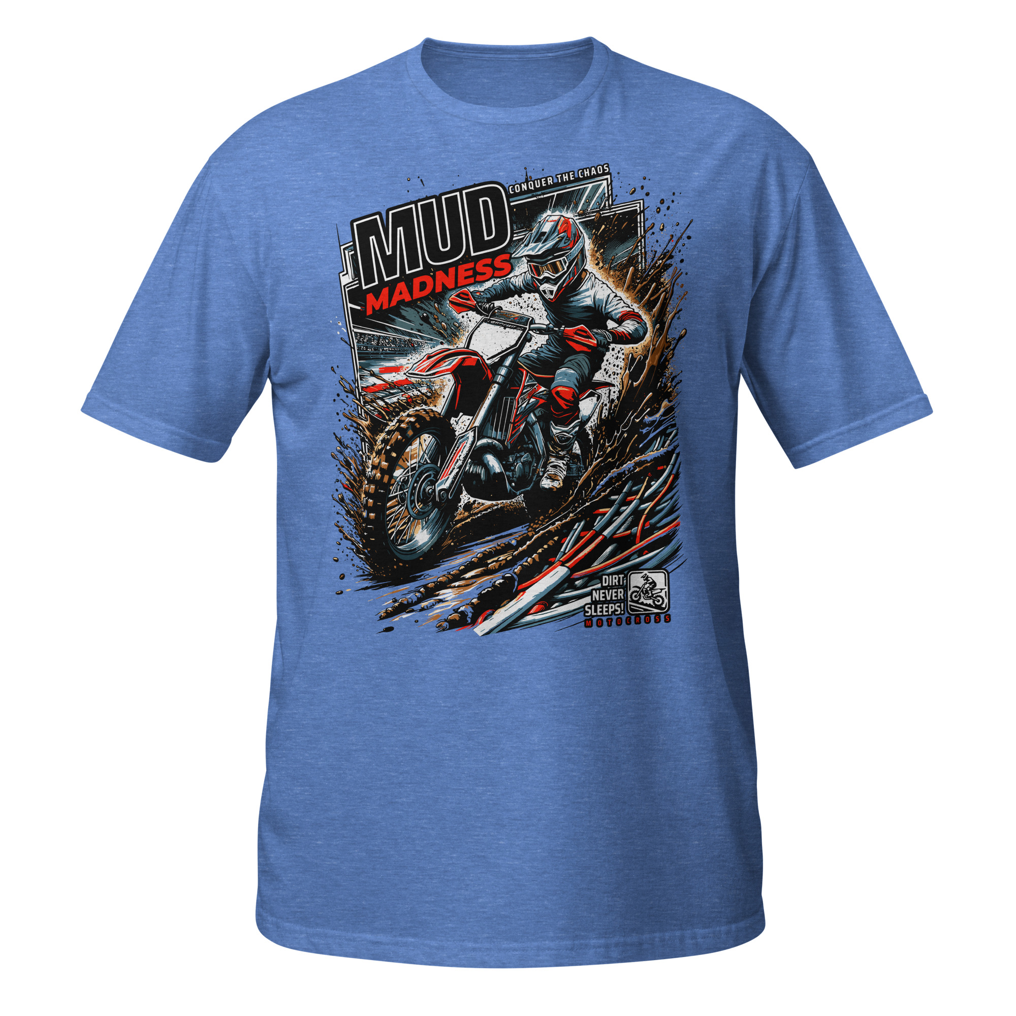 Mud Madness Motocross Unisex T-Shirt - Image 8