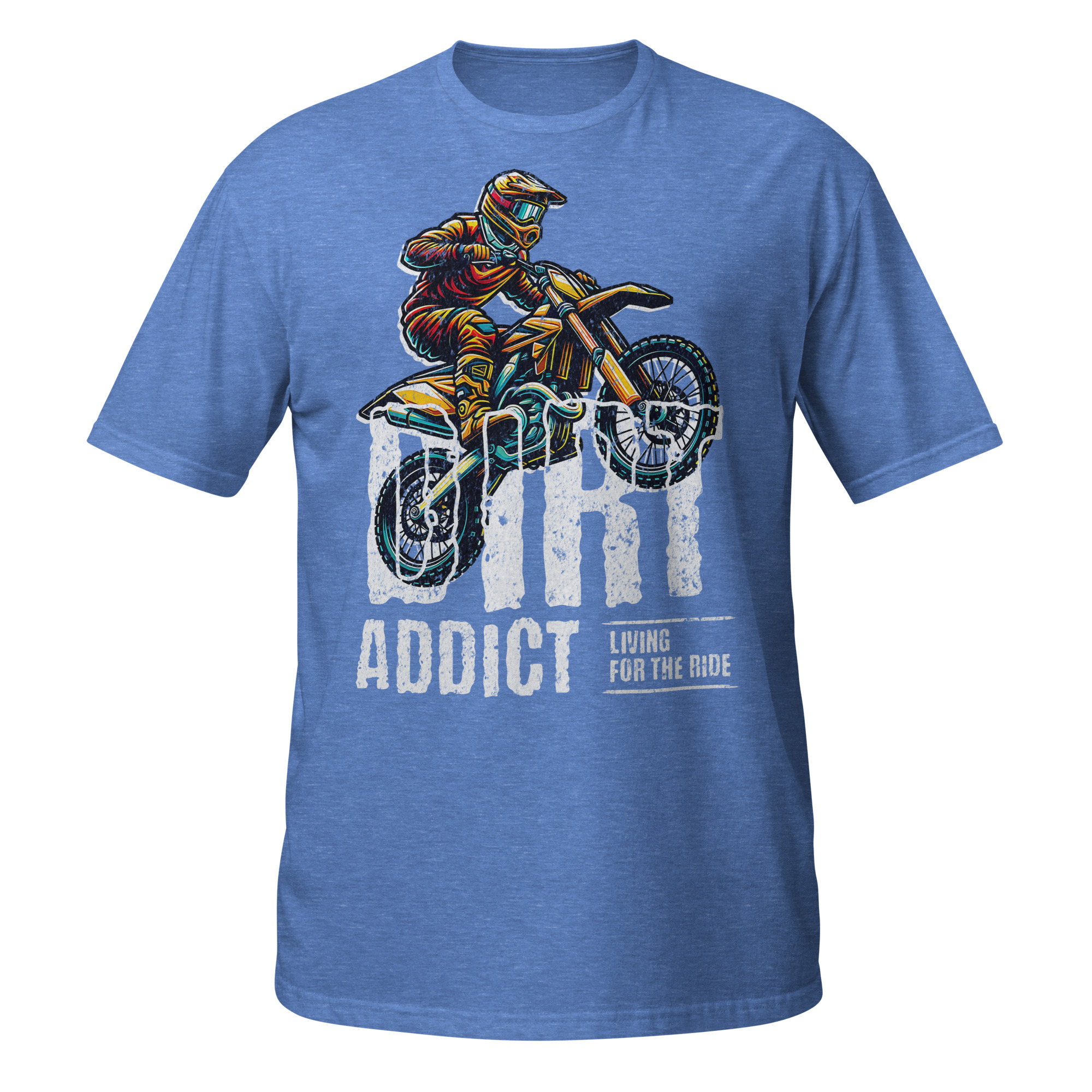 Dirt Addict Living To Ride Unisex T-Shirt - Image 10