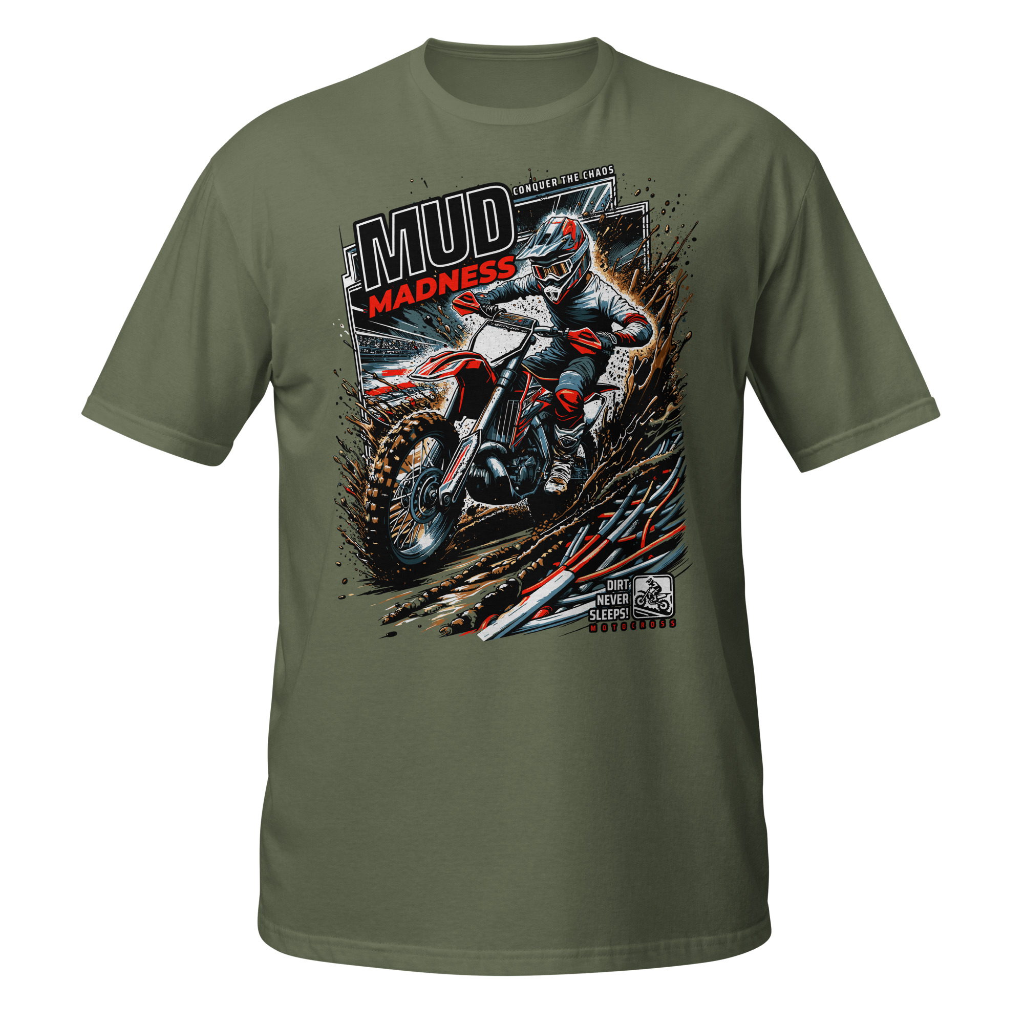 Mud Madness Motocross Unisex T-Shirt - Image 5