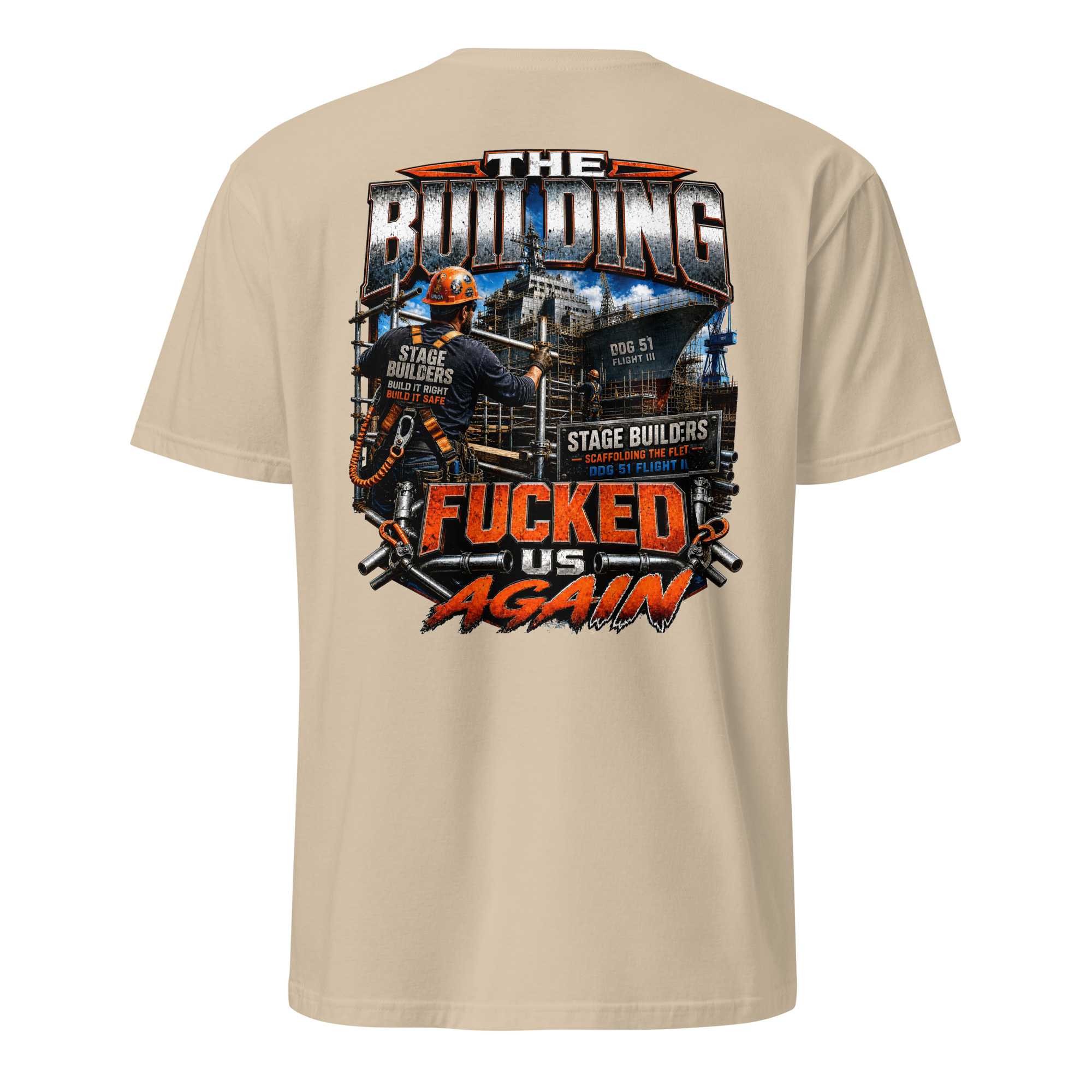 TBFU Again Stage Builders Unisex T-Shirt - Image 14