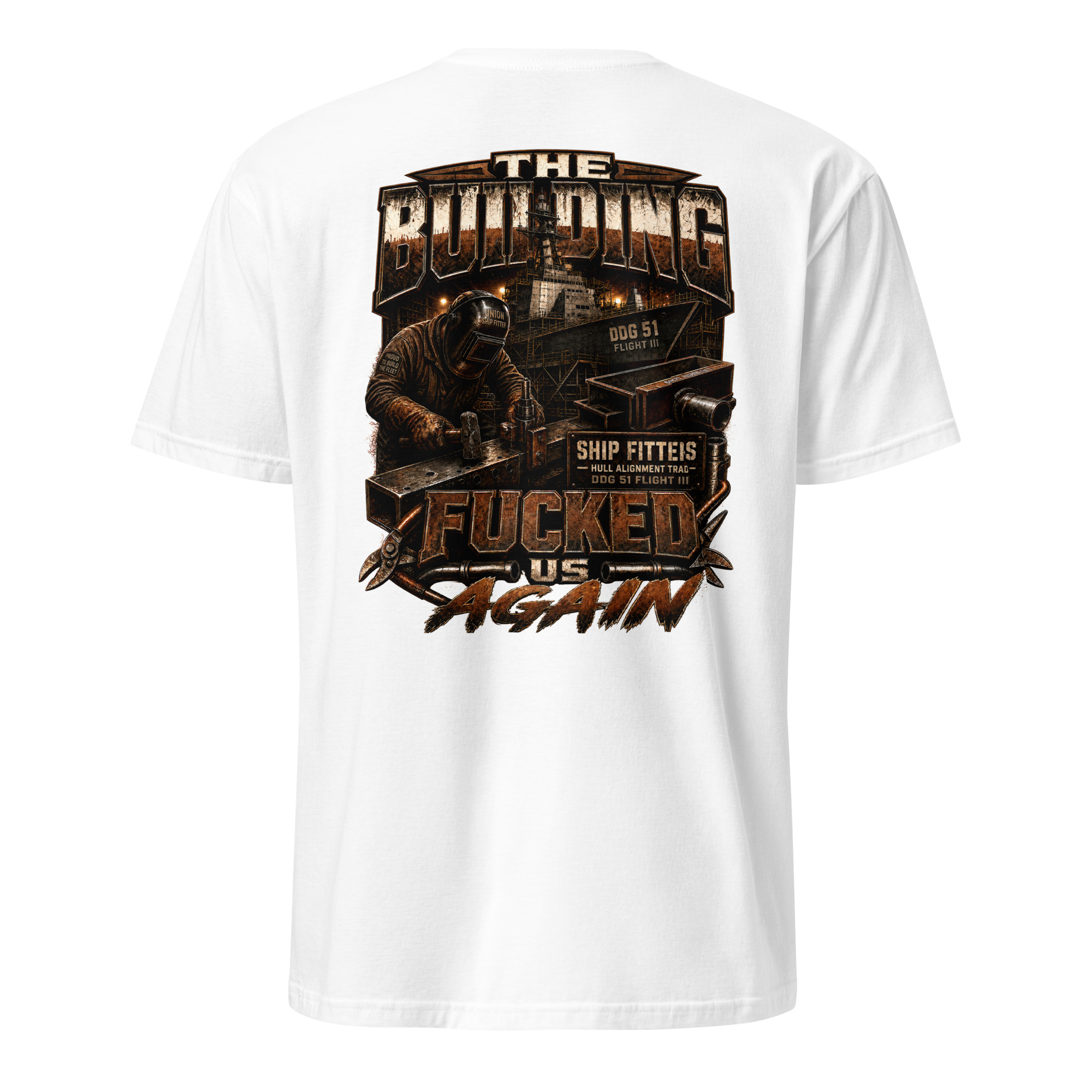 TBFU Again Ship Fitters Unisex T-Shirt - Image 14